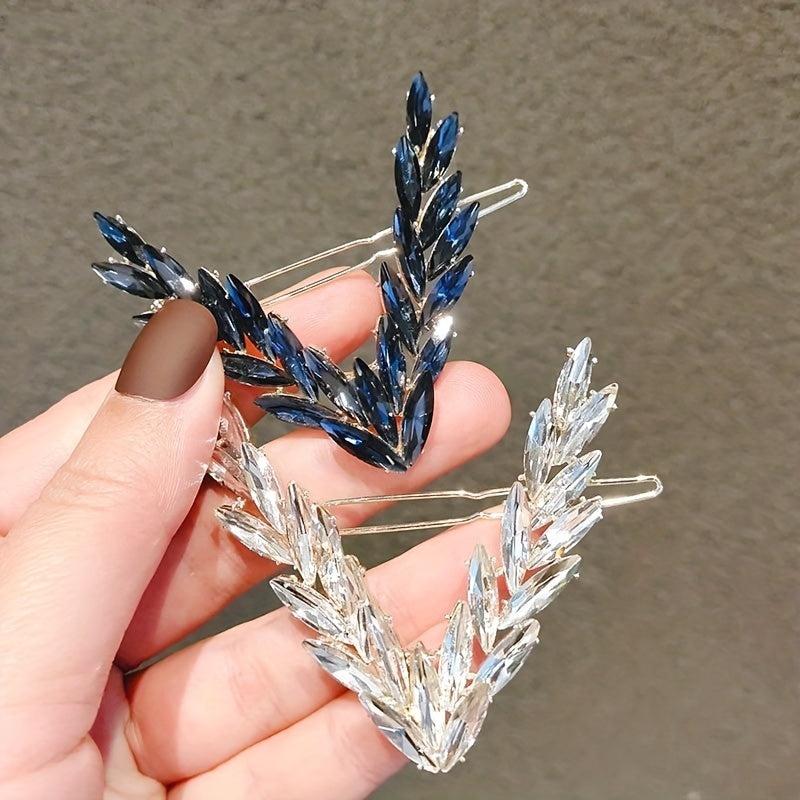 Crystal Hair Clip Head Jewelry Hair Accessories Headwear