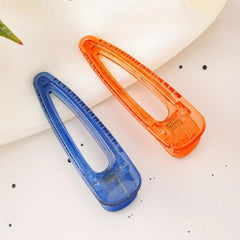 2pcs Jelly Duck Billed Hair Clip for Women Girls Baby Style Hair Clip