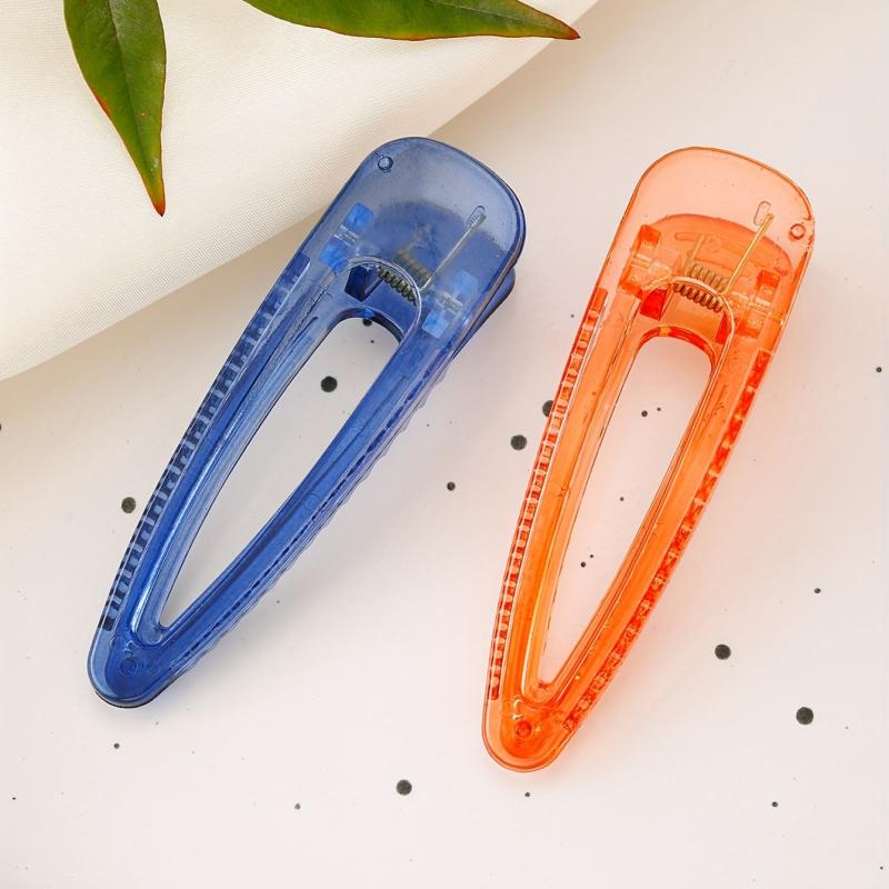 2pcs Jelly Duck Billed Hair Clip for Women Girls Baby Style Hair Clip