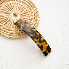 6 Barrettes Acetate Metal Spring Clip Thick Hair All Match Clip Women's