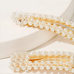 2pcs Pearl Hair Clip Women's Hair Clip Hair Accessories