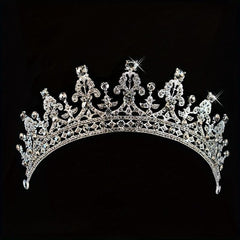 Crystal Tiara Crown With Comb for Women Girls - Bridal Wedding Prom Party