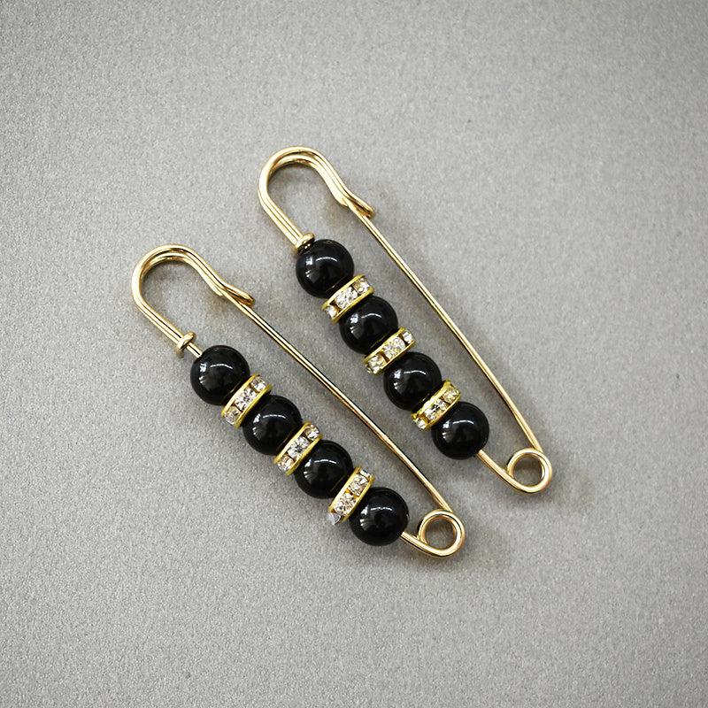 Metal Rhinestone Golden Brooch Pin Women's Accessories
