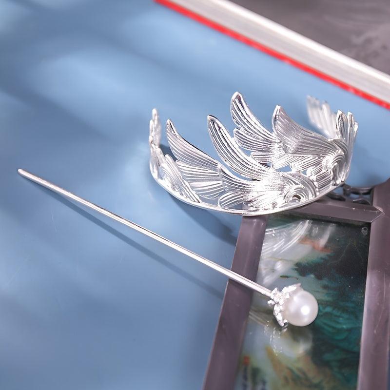 Minimalist Hair Slide Faux Pearl Vintage Hair Pin