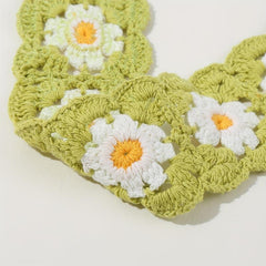 Crochet Sun Flower Headband Woven Hair Band Accessory