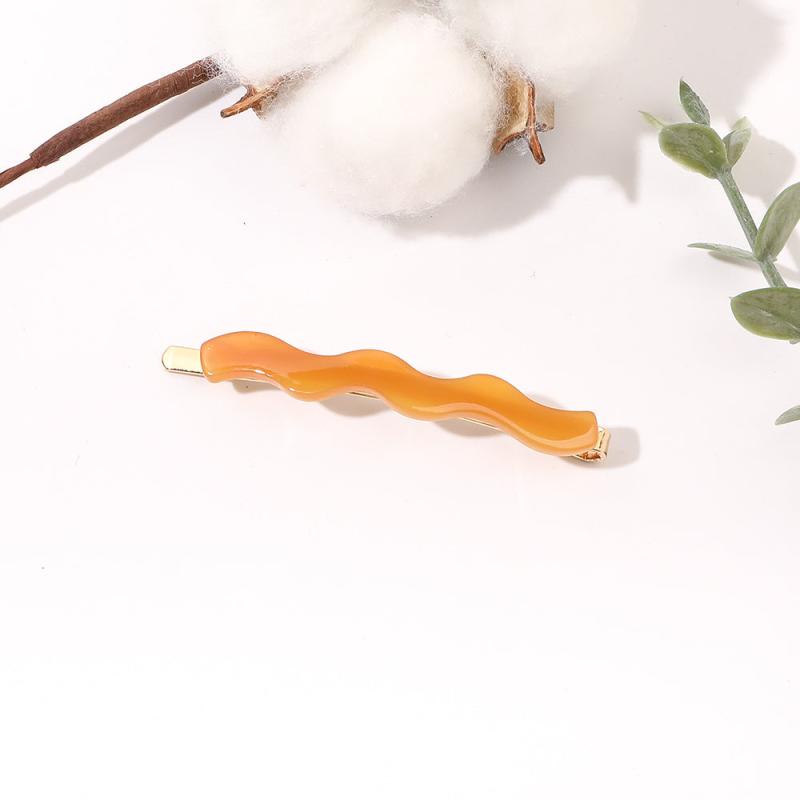 Acetate Wavy Hair Clip Duck Billed Bangs Clip