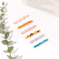Acetate Wavy Hair Clip Duck Billed Bangs Clip