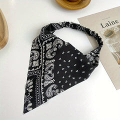 Bohemian Triangle Elastic Hair Band Retro Romantic Headscarf