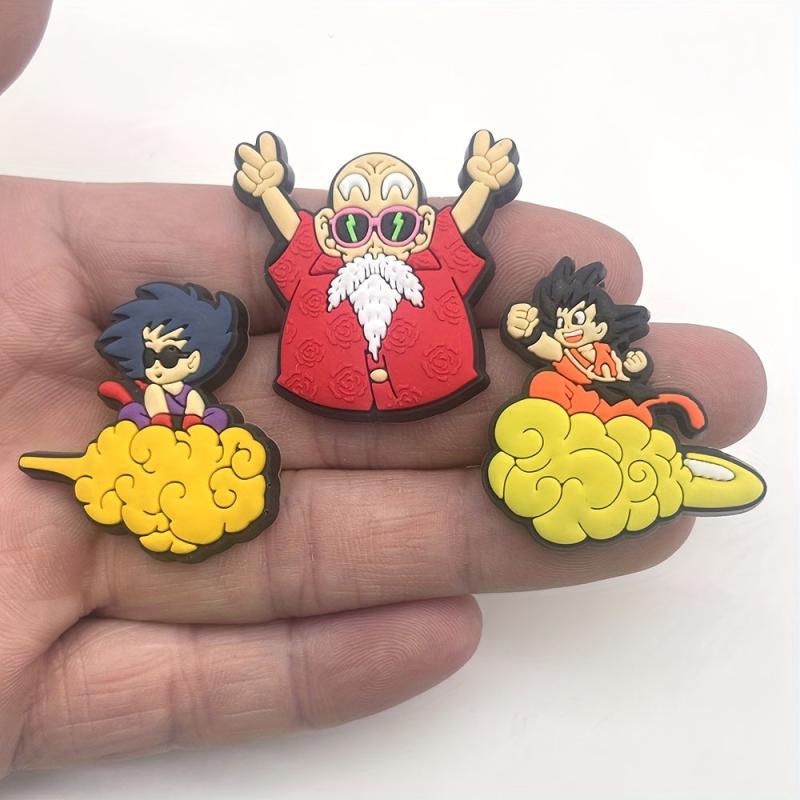 17PCS Cartoon Anime Shoe Charms Clogs Shoes Accessories Shoe Decoration