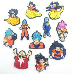 17PCS Cartoon Anime Shoe Charms Clogs Shoes Accessories Shoe Decoration