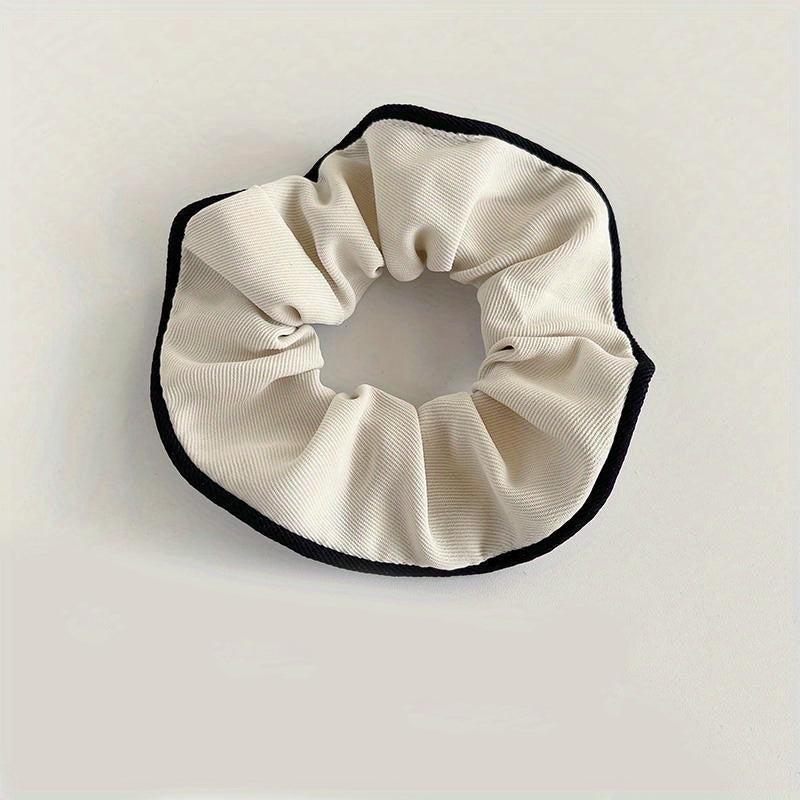 Scrunchies Contrast Trim Hair Rope Hair Accessories For Women
