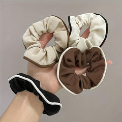 Scrunchies Contrast Trim Hair Rope Hair Accessories For Women