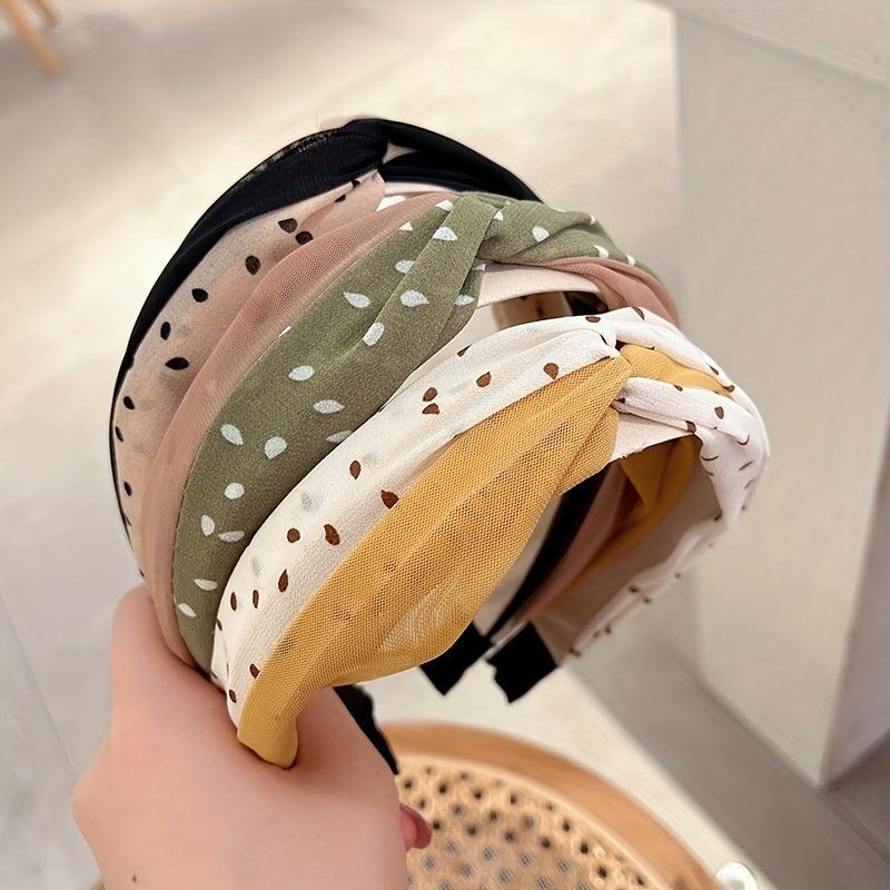 Boho Dotted Knot Hair Band for Women