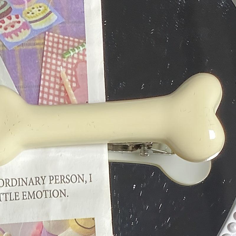 Bone Shape Hair Clip Non slip Duck Billed Clip Side Clip Bags Clip Hair Accessor