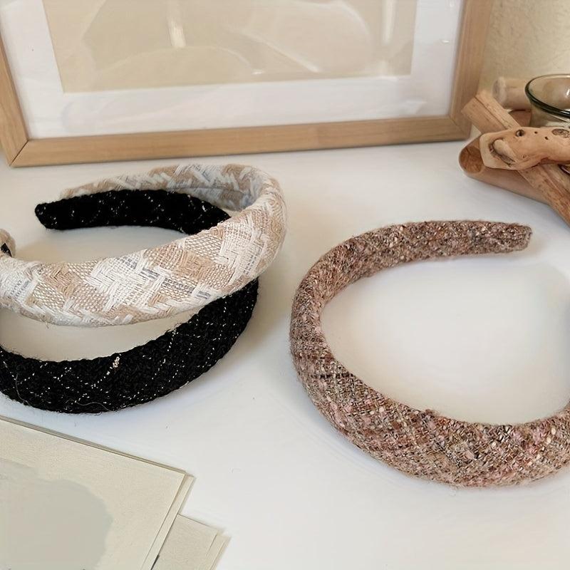 Wide Brimmed Sponge Headband Hair Hoop Hair Accessories For Daily Use