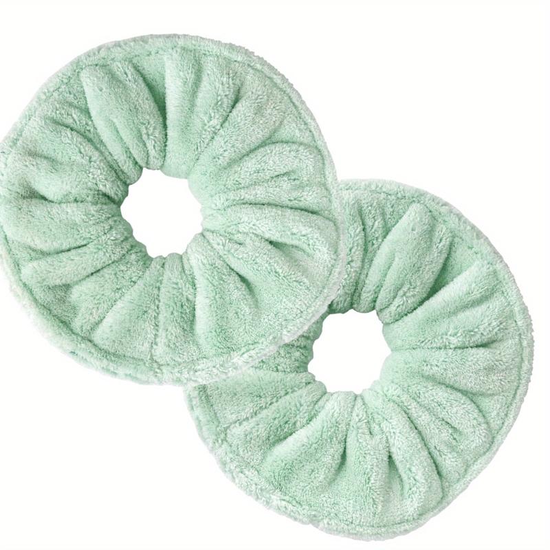 2 Pcs Large Towel Scrunchies Hair Ties For Women And Girls