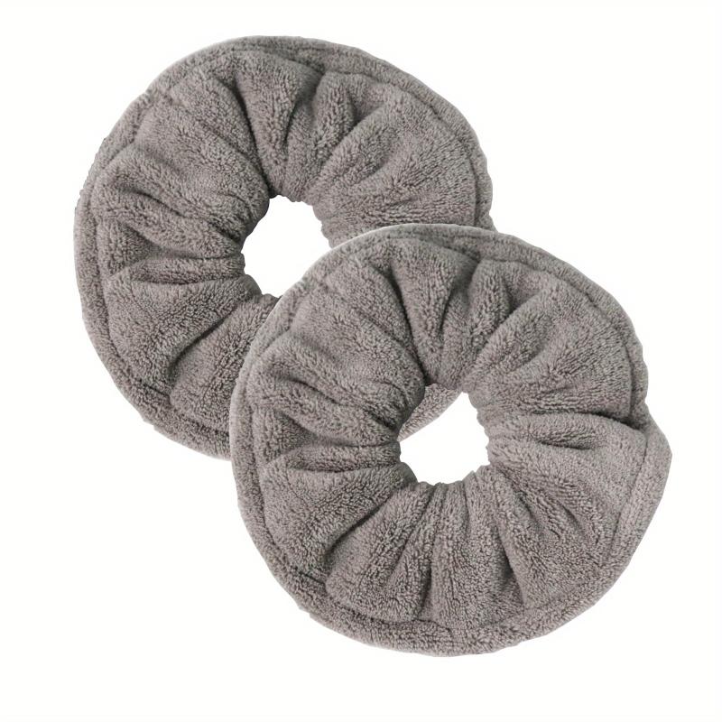 2 Pcs Large Towel Scrunchies Hair Ties For Women And Girls
