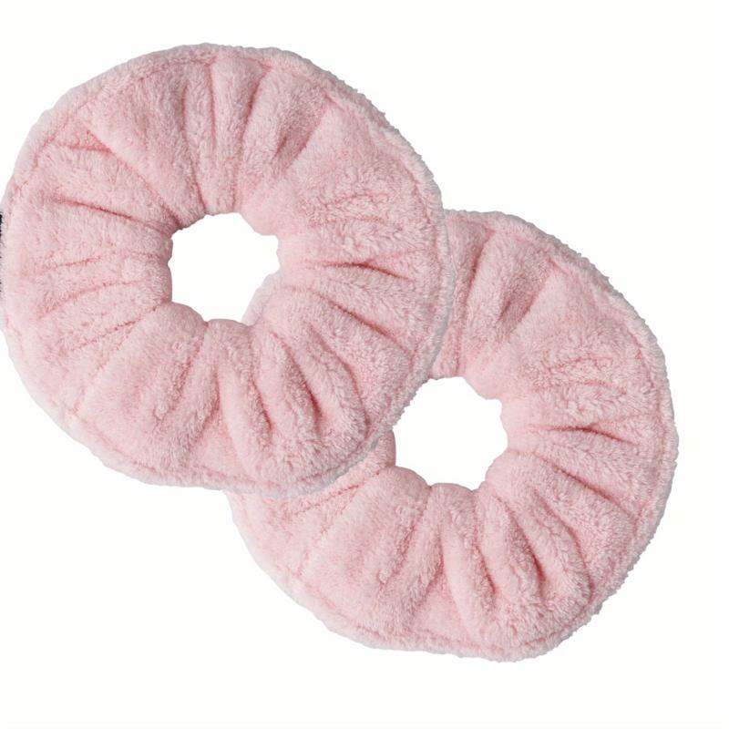 2 Pcs Large Towel Scrunchies Hair Ties For Women And Girls