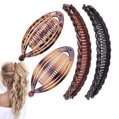 Vintage Hair Clip Banana Clip Large Ponytail Holder for Women
