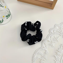 Floral Bow Hair Scrunchies Hair Accessories For Women Style