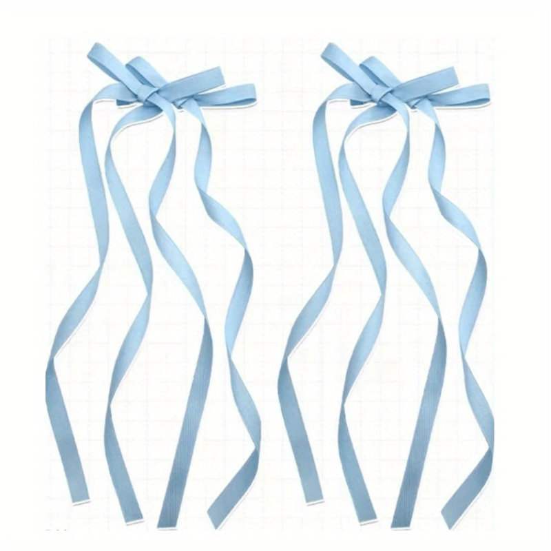 Sweet Girls Ribbon Bow Ponytail Hair Tie Rope Hair Accessories