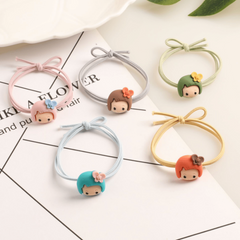 Resin Little Girl Hair Ties Cartoon Hair Accessories Headband