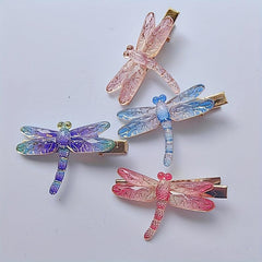 Dragonfly Resin Hair Clip Summer Barrette Animal Hair Slides Clip