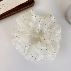 Retro Organza Hair Scrunchies For Women Girls Soft Scrunchie