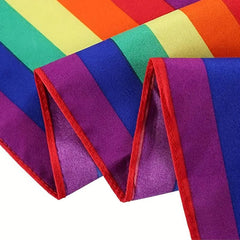 Rainbow Headband Large Scrunchie Set Hippie Style Hair Accessories