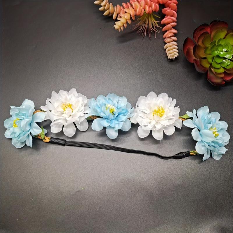 Beer Wreath Flower Hair Band Sweet Garland Headdress For Women Girls