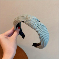 Colourful Bowknot Headband Wide Hair Hoop for Women Girls