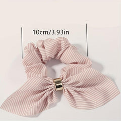 3pcs Flower Print Hair Tie Fabric Hair Rope Elastic Scrunchie Hair Accessories