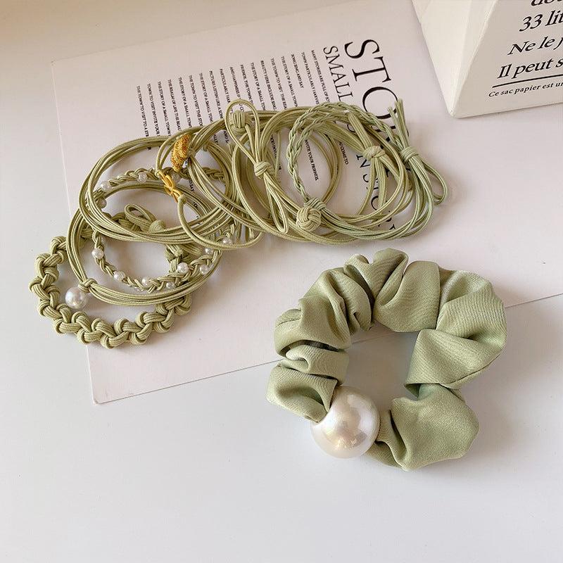 10pcs Girls Hair Tie Small Elastic Hair Bands Ponytail Holder