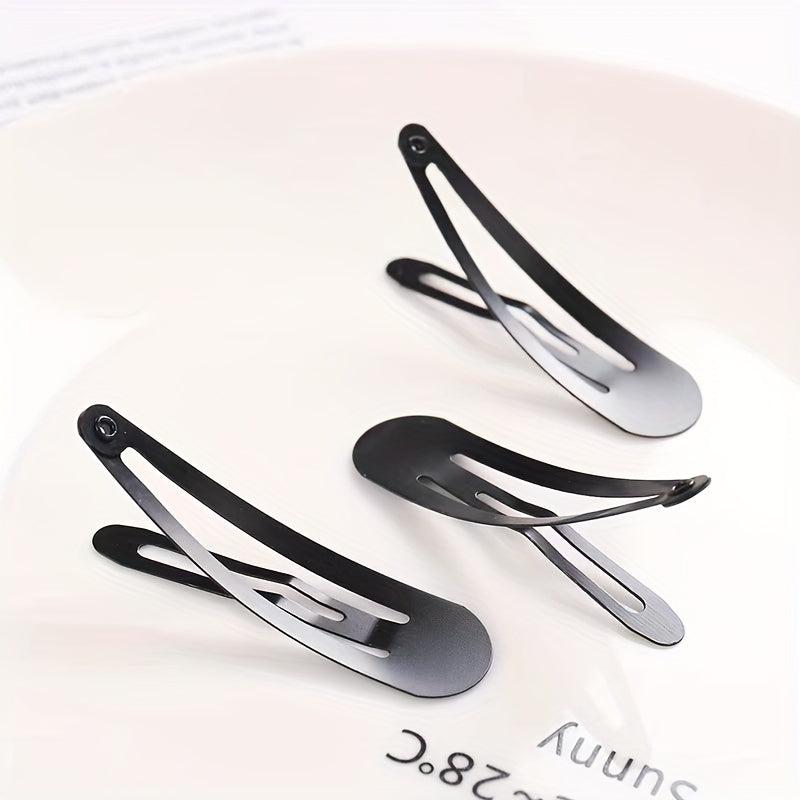20pcs Solid Hair Clips Hair Snap Clip Non Slip Hair Decoration Accessories