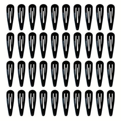20pcs Solid Hair Clips Hair Snap Clip Non Slip Hair Decoration Accessories