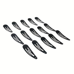 20pcs Solid Hair Clips Hair Snap Clip Non Slip Hair Decoration Accessories