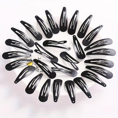20pcs Solid Hair Clips Hair Snap Clip Non Slip Hair Decoration Accessories