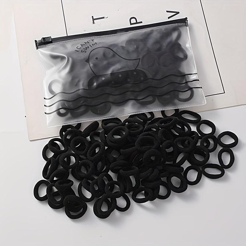 100pcs Small Hair Tie Rubber Band Children's Hair Rope No Hurt To Hair