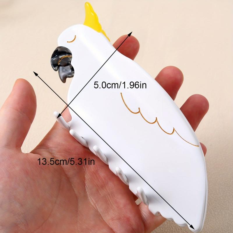 Acetate Parrot Hair Claw Clip Animal Shark Ponytail Holder Hair Accessories