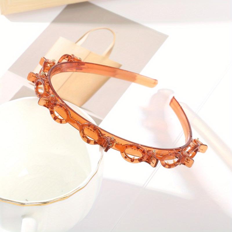 Acrylic Hair Bands Tooth Hairband Women Sports Hair Hoop Hair Accessories