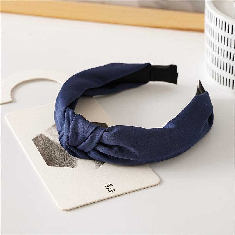 Wide Fabric Hairband French Stretch Headband Hair Accessories