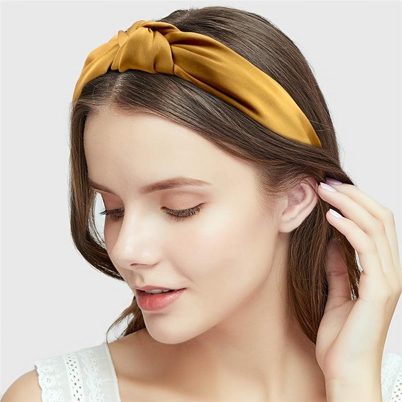 Wide Fabric Hairband French Stretch Headband Hair Accessories