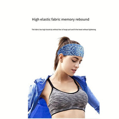 3 PCS Boho Style Pattern Headband Elastic Hair Accessories