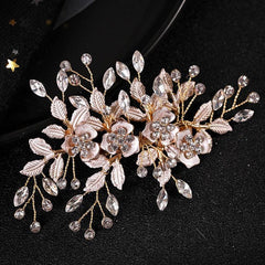 Floral Bridal Hair Comb Wedding Hair Accessory
