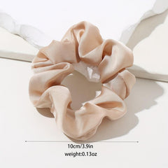 6pcs Silk Scrunchie Hair Tie Vintage Ponytail Holder