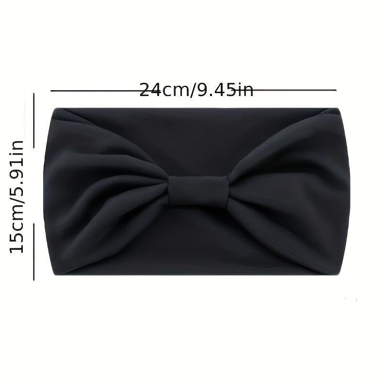Solid Headband For Women Wide Brim Knotted Sports Yoga Bandana