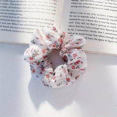 Retro Fabric Hair Tie Fat Scrunchie Head Rope Hair Accessories