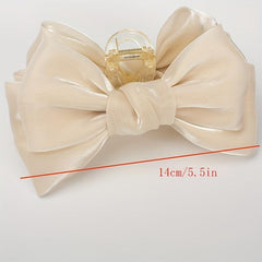 Large Bow Hair Claw Hair Accessory for Women