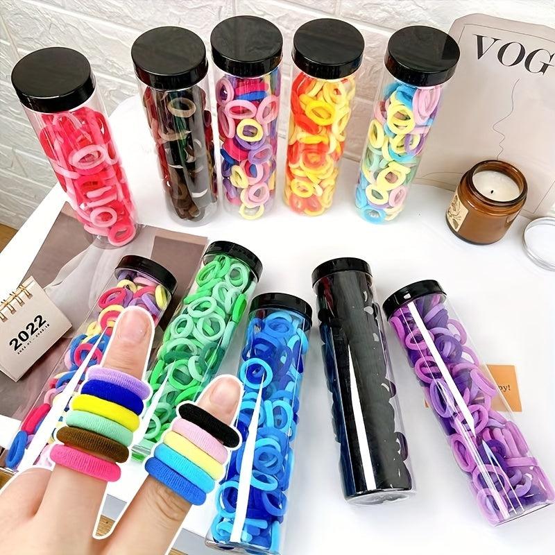 100pcs Canned Hair Tie Bracelet Hair Rope Hair Accessories