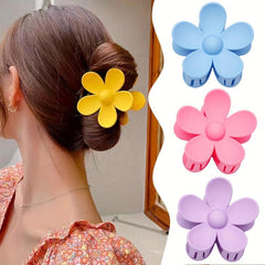 Creative Flower Hair Claw Matte Hair Claws For Ladies And Girls